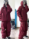 Combinaisons de ski deux pièces imperméables John Snow pour hommes, adaptées à tous les temps et aux sports de plein air.