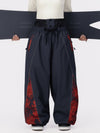 Pantalon de jogging ample pour femme, style jogging, avec empiècements et bandes réfléchissantes, style graffiti, couleur Hyper Flux.