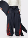 Pantalon de jogging ample pour femme, style jogging, avec empiècements et bandes réfléchissantes, style graffiti, couleur Hyper Flux.