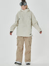 Veste anorak ample Freerider pour femme avec pantalon de snowboard cargo stylé