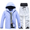 Combinaison de ski d'hiver pour femme, style princesse des glaces