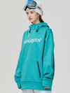 Sweat à capuche ArcticTech Mountain Snow vert cendré pour femme