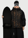 Veste de ski freestyle multifonctionnelle et résistante pour femme, style urbain.