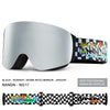 Lunettes de ski/snowboard unisexes Nandn, protection ouvrables