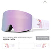 Lunettes de ski emblématiques unisexes Nandn respectueuses des animaux
