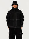 Veste de ski UrbanCraft Street Utility Freestyle pour femme – Capuche réfléchissante et design inspiré des vêtements de travail