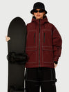 Veste de ski UrbanCraft Street Utility Freestyle pour femme – Capuche réfléchissante et design inspiré des vêtements de travail