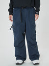Pantalon de ski ample Prime Mountain pour femme avec deux poches cargo latérales