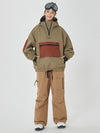 Combinaison de ski bomber pour femme, veste et pantalon de snowboard amples Prime