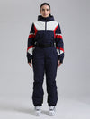 Combinaison de ski rétro classique Gsou Snow ChillTrack pour femme - Tenues de ski vintage années 80