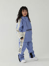 Anorak fleuri Air Pose pour enfant, veste et pantalon de ski