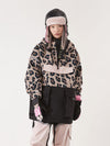 Veste anorak d'hiver unisexe réfléchissante et colorée pour femme et snowboard Vector