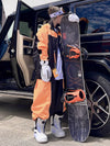 Ensemble veste et pantalon de ski North White Winter Snow Breaker pour femme et homme