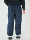 Pantalon de ski ample Prime Mountain pour homme avec deux poches cargo latérales
