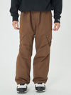 Pantalon de ski ample à poches cargo pour homme, style Mountain Chill Swag