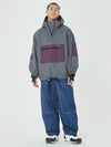 Combinaison de snowboard ample pour homme, style freeride.