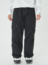 Pantalon de ski ample à poches cargo pour homme, style Mountain Chill Swag