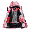 Veste de ski camouflage rose Arctic Queen pour femme