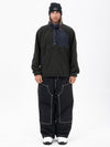 Ensemble pull en polaire sherpa pour homme et pantalon de ski ample style freerider urbain