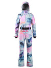 Combinaison de ski Gsou Snow Classic pour femme, coupe évasée et ceinturée