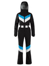 Combinaison de ski Gsou Snow Retro à rayures en V pour femme