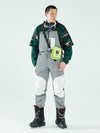 Salopettes de ski réfléchissantes Vector Winter Invitation pour femmes