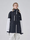 Parka d'hiver RAWRWAR Powder Space à manches colorblock pour homme
