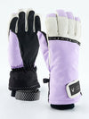Gants de neige d'hiver colorés pour femmes et unisexes Vector
