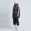 Ensemble veste et pantalon de snowboard unisexe RARWWAR Young Fashion pour femmes