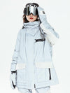 Veste de neige homme Vector Winter Invitation à blocs de couleur réfléchissants
