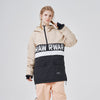 Veste de ski cargo Powershot pour femme avec demi-zip et ourlet amovible