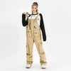 Salopette de snowboard Nandn Pockets Fun pour femmes