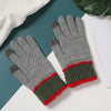Gants d'hiver Snowverb coupe-vent en maille à motif.