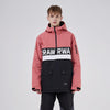 Veste de ski cargo Powershot pour homme avec demi-zip et ourlet amovible