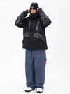 Ensemble de ski Chillform pour homme, camouflage réfléchissant – Veste Glow Trail et pantalon de ski ample Freerider