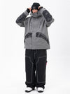 Ensemble de ski Chillform pour homme, camouflage réfléchissant – Veste Glow Trail et pantalon de ski ample Freerider