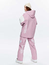 Veste de ski freestyle pour femme, haute performance, ouverture diagonale et fermeture éclair intégrale
