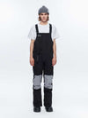 Salopette de ski/snowboard pour homme avec ceinture à blocs de couleur et haute expérience