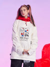 Sweat à capuche de snowboard pour homme Nandn x Hello Kitty