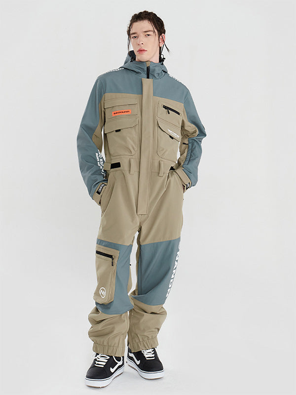 Combinaison de ski cargo de terrain Nandn pour homme