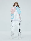 Combinaisons de ski Arctic Queen Divided Sky Colorblock pour femmes