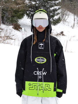 Veste anorak imperméable unisexe Snowall Mountain Star pour femmes et femmes