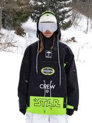 Veste anorak imperméable unisexe Snowall Mountain Star pour femmes et femmes