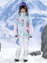 Combinaisons de ski pour filles à motif Arctic Queen et bandes réfléchissantes