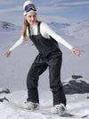 Salopette de ski PowderQueen pour femme, pantalon de ski en denim