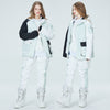 Combinaisons de ski Arctic Queen Divided Sky Colorblock pour femmes