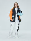 Combinaisons de ski Arctic Queen Divided Sky Colorblock pour femmes