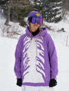 Sweat à capuche imperméable unisexe Snowall pour femmes