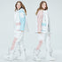 Combinaisons de ski Arctic Queen Divided Sky Colorblock pour femmes