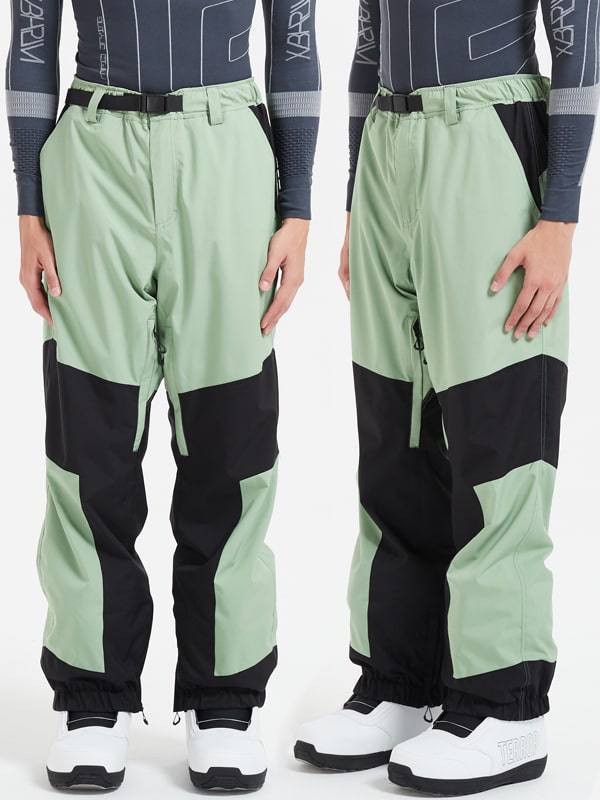Pantalon de snowboard imperméable à panneaux Mountain Pro pour homme